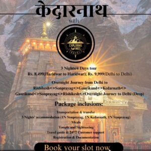 Kedarnath Yatra ex delhi